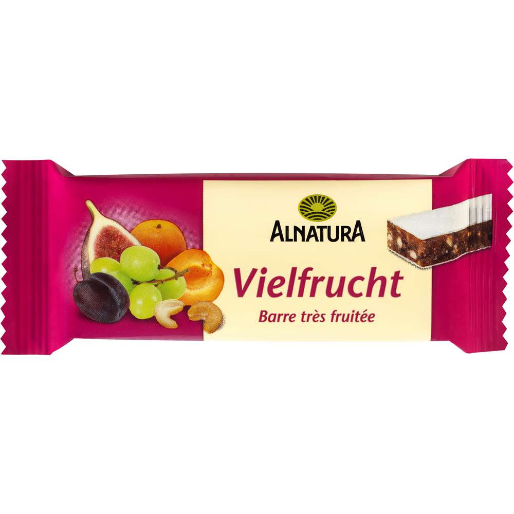 Produktabbildung Alnatura Bio Fruchtriegel, Vielfrucht