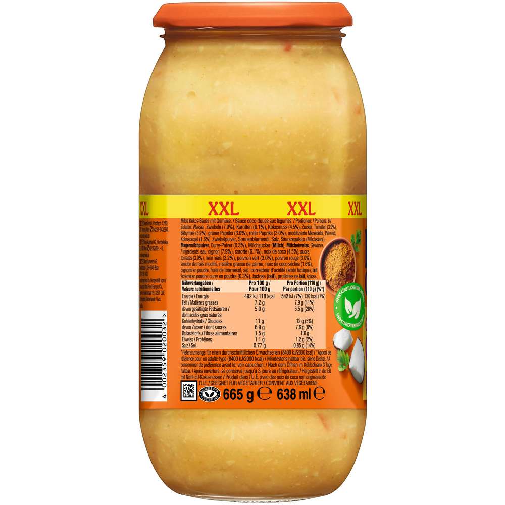 Produktabbildung BEN'S ORIGINAL Sauce Cremiges Curry