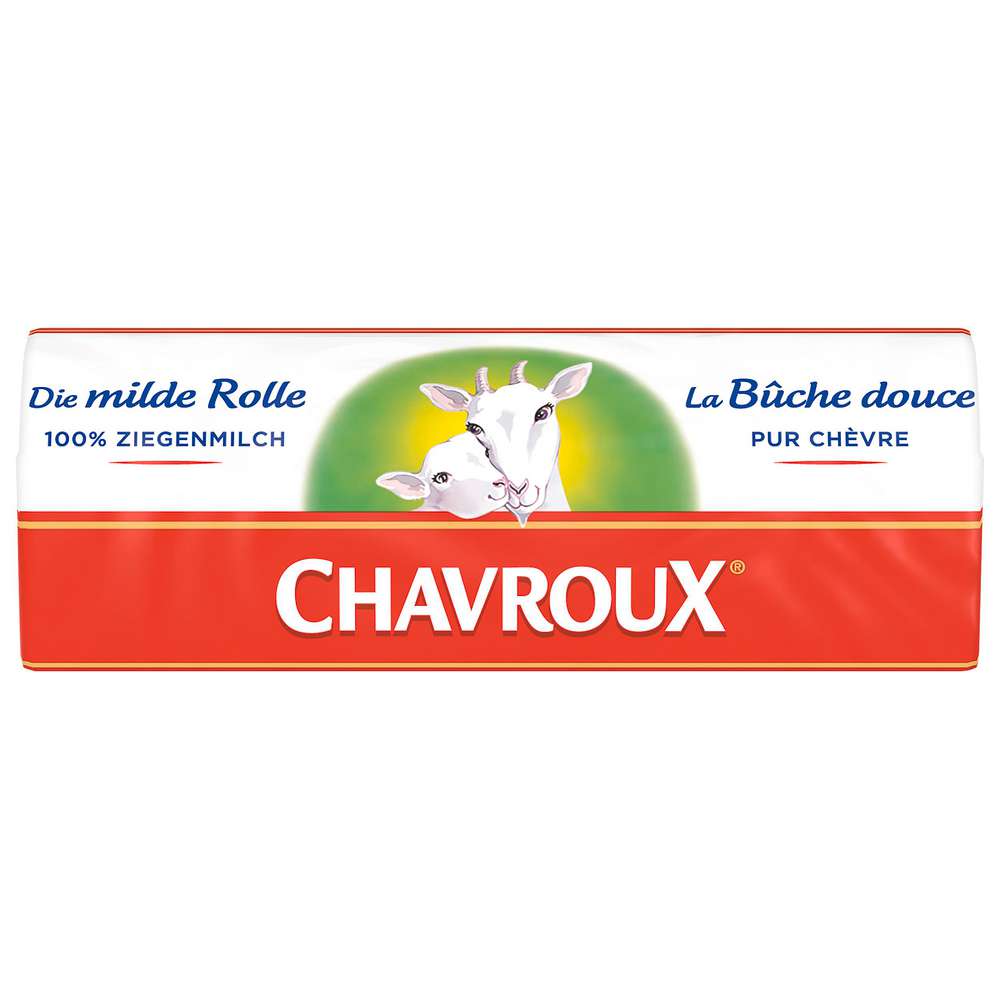 Produktabbildung Chavroux Ziegenkäse - die milde Rolle