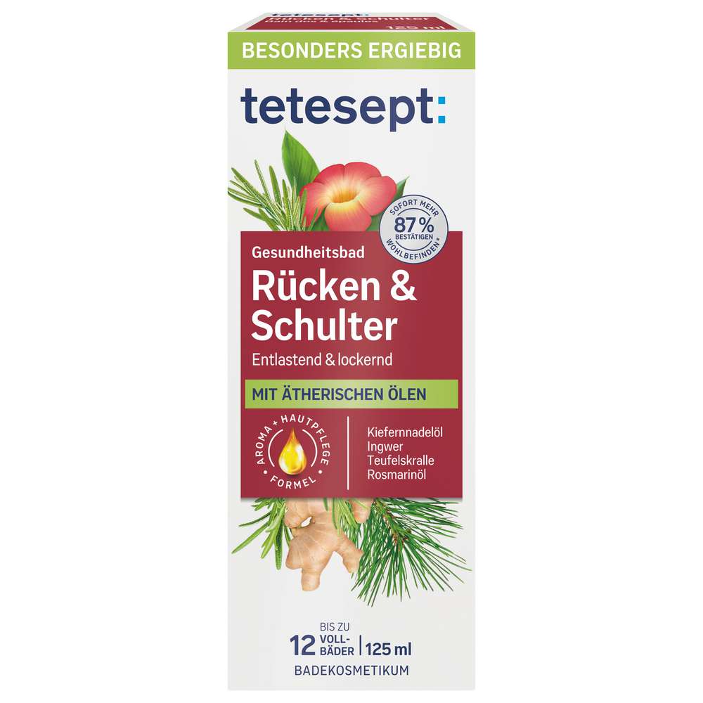 Produktabbildung tetesept Badezusatz für Rücken & Schulter