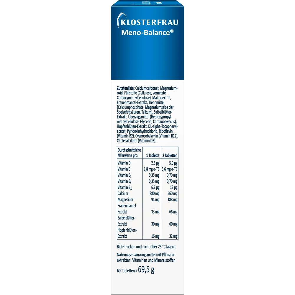 Produktabbildung Klosterfrau Meno-Balance Tabletten