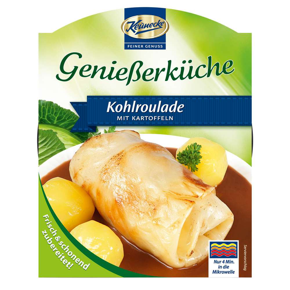 Produktabbildung Keunecke Kohlroulade mit Kartoffeln Genießerküche