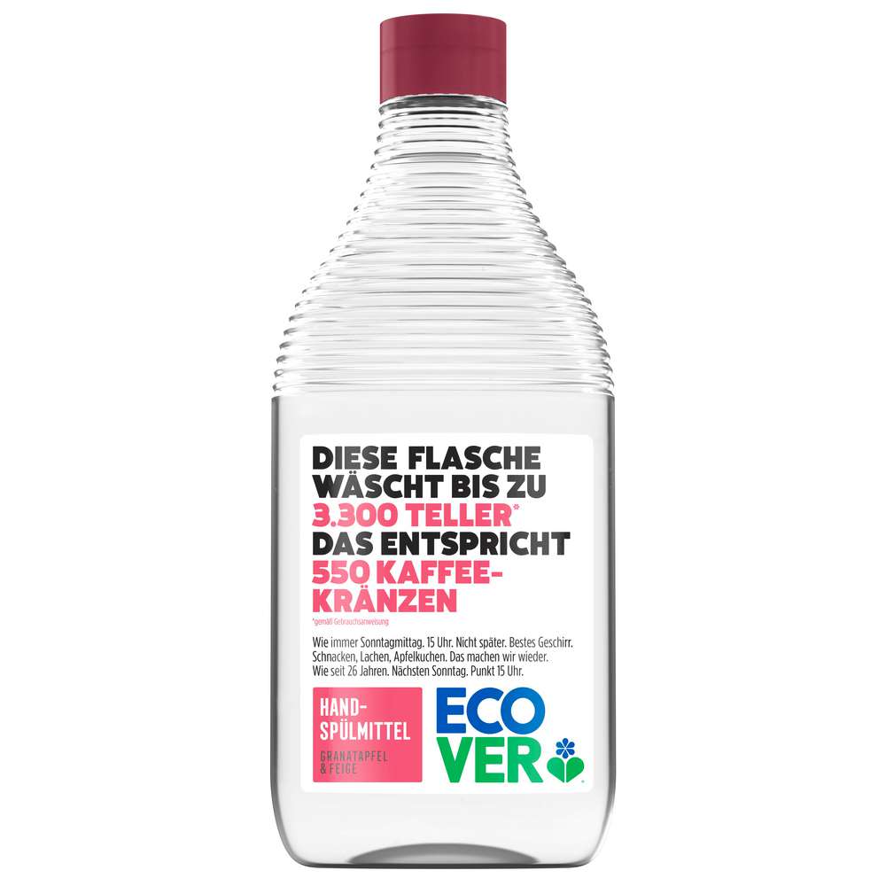 Produktabbildung Ecover Geschirrspülmittel Sensitiv, Granatapfel & Feige
