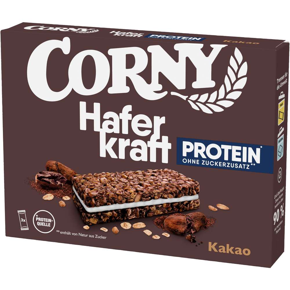Produktabbildung Corny Müsliriegel Haferkraft Protein, Kakao