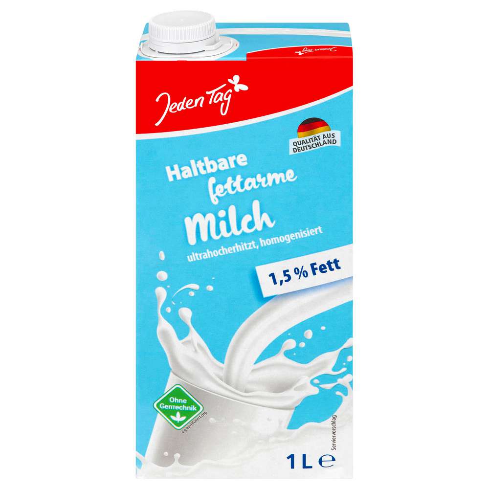 Produktabbildung Jeden Tag H-Milch 1,5% Fett