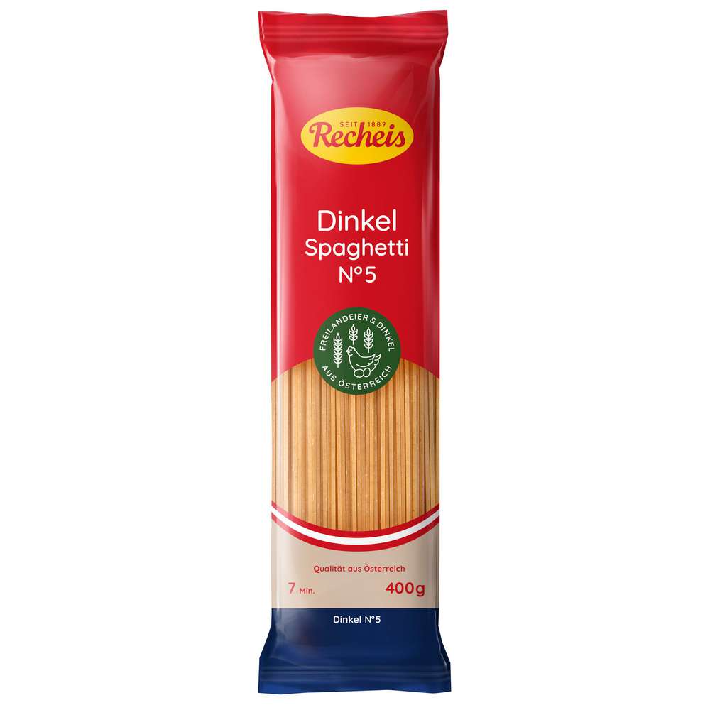 Produktabbildung Recheis Dinkel Nudeln Spaghetti No 5