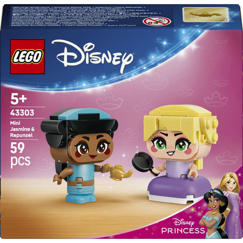 Produktabbildung Lego LEGO Disney Princess Die Mini-Prinzessinnen Jasmin und Rapunzel 43303