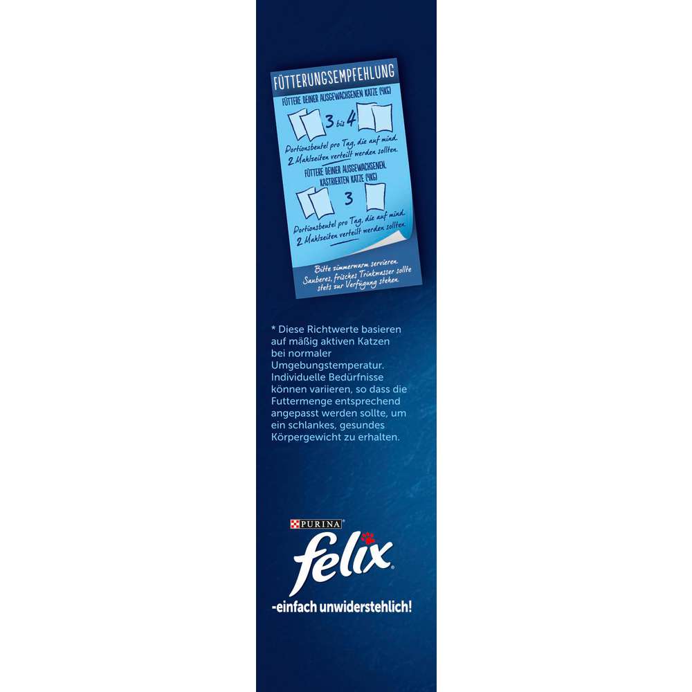 Produktabbildung Purina Katzen-Nassfutter Felix, Sensations Saucen, Fischvielfalt in Sauce