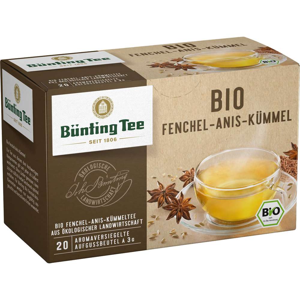 Produktabbildung Bünting Tee Fenchel Anis Kümmel Tee