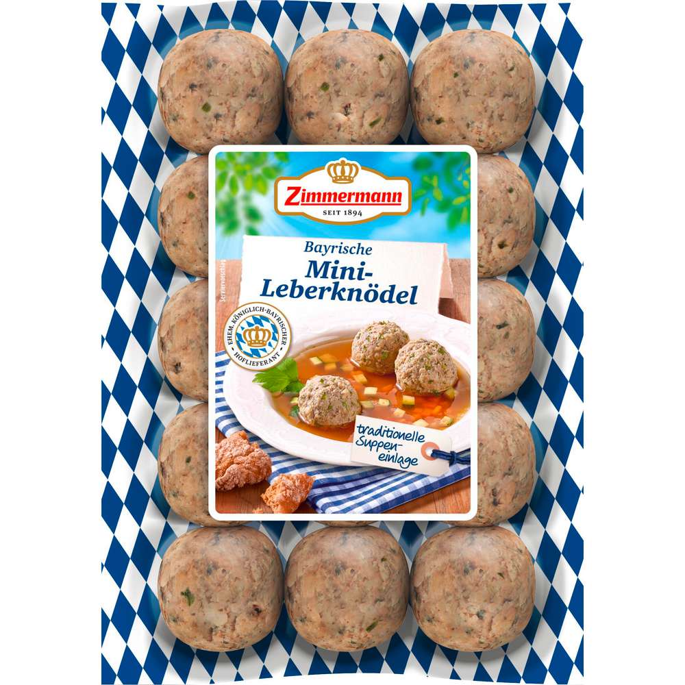Produktabbildung Zimmermann Original bayerische Leberknödel