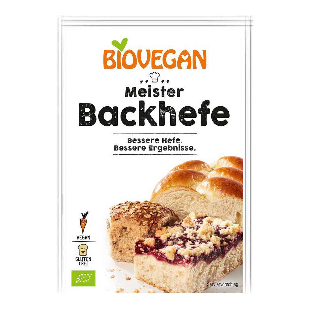 Produktabbildung Biovegan Meister Backhefe