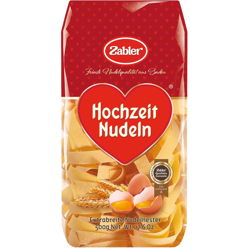Produktabbildung Zabler Hochzeit Nudeln Extrabreite Nudelnester