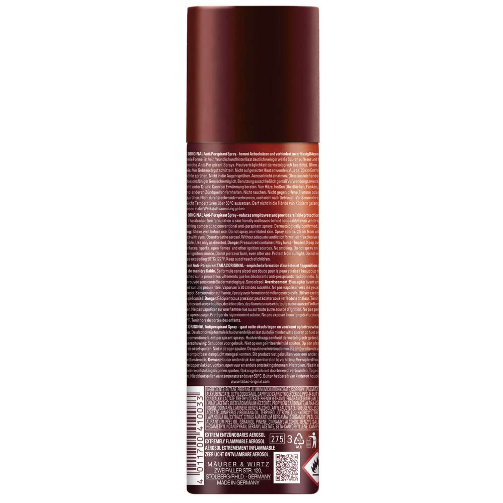 Produktabbildung Tabac Anti-Perspirant Spray