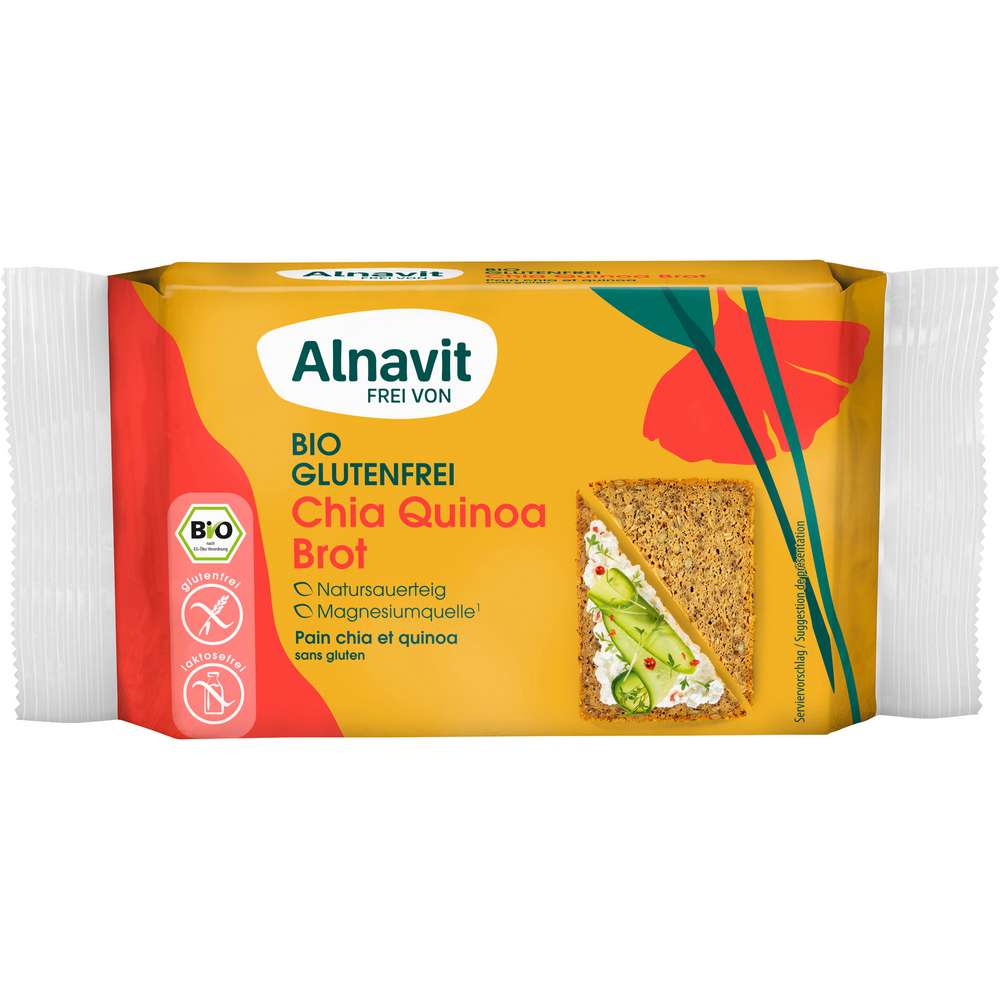 Produktabbildung Alnavit Bio Chia-Quinoa-Brot 