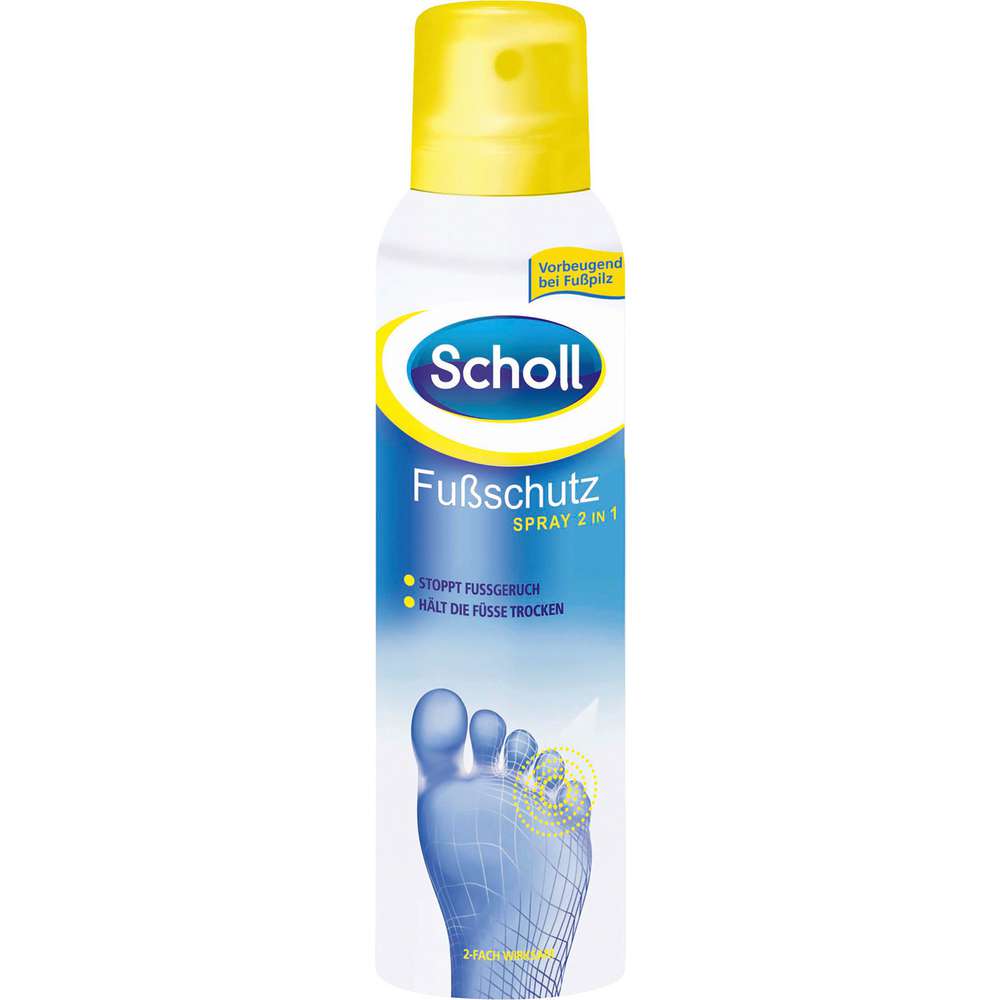 Produktabbildung Scholl Fußschutz Spray, 2 in 1