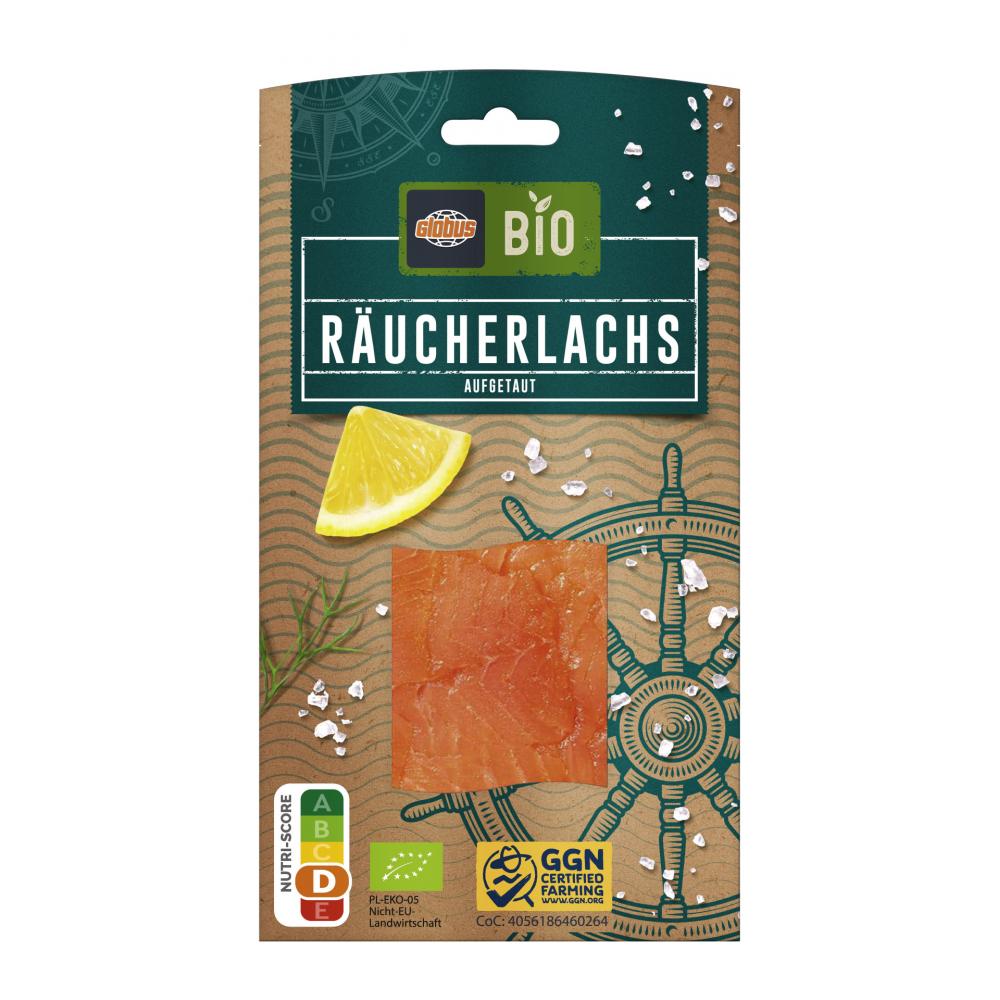 Produktabbildung keine Marke Globus Bio Räucherlachs, 75 g