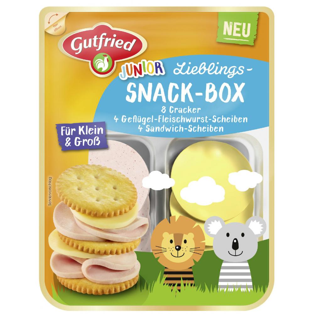 Produktabbildung keine Marke Gutfried Junior Lieblings-Snack-Box, 75 g
