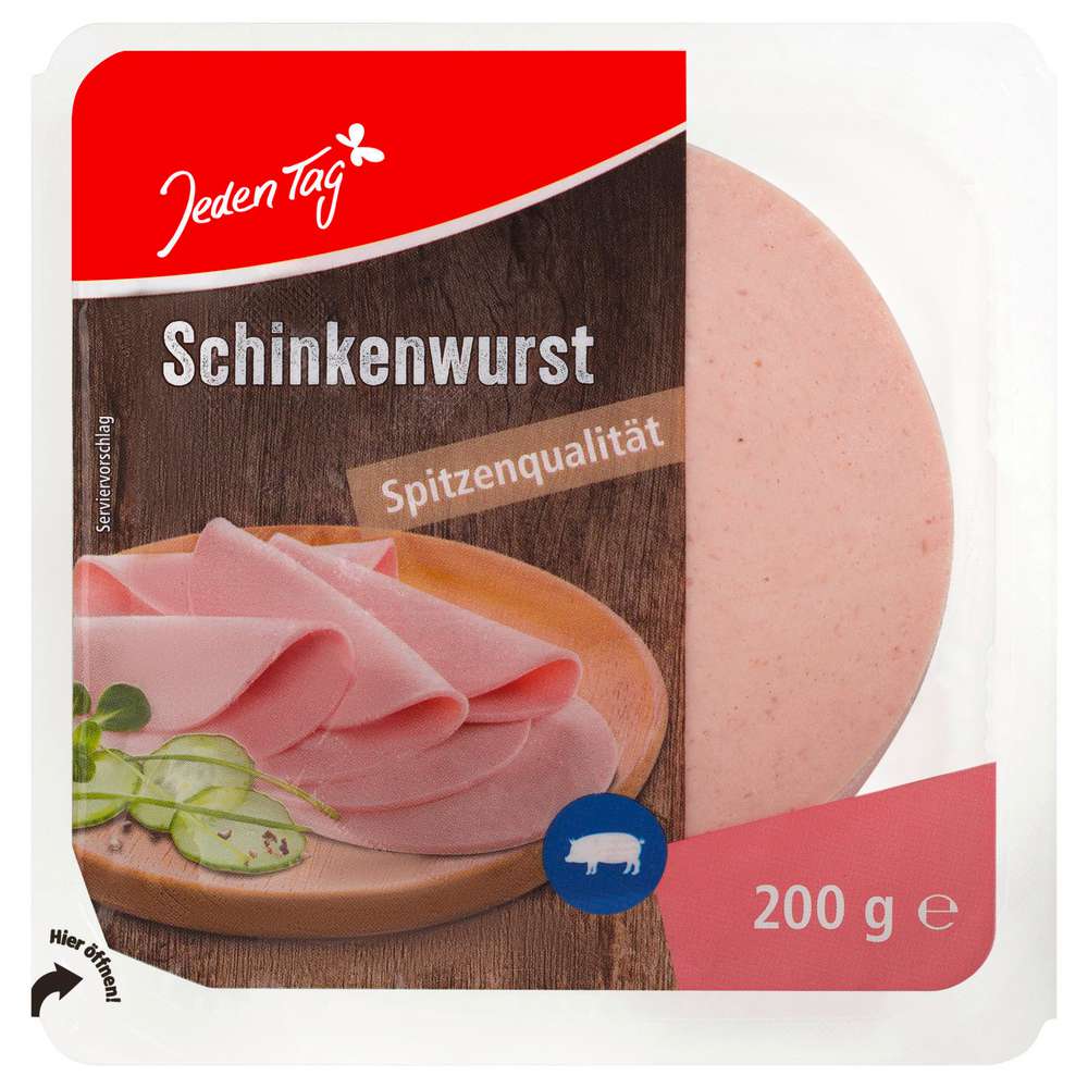 Produktabbildung Jeden Tag Rheinische Schinkenwurst
