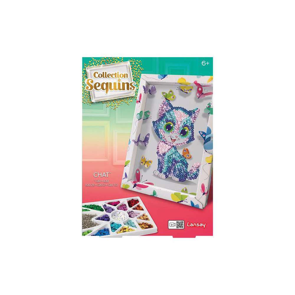 Produktabbildung Carletto Paillettenkunst Katze