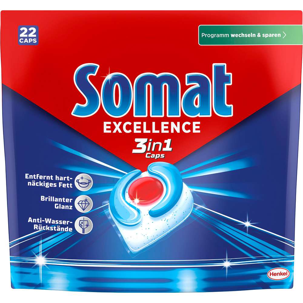 Produktabbildung Somat Spülmaschinen-Tabs Excellence 3in1