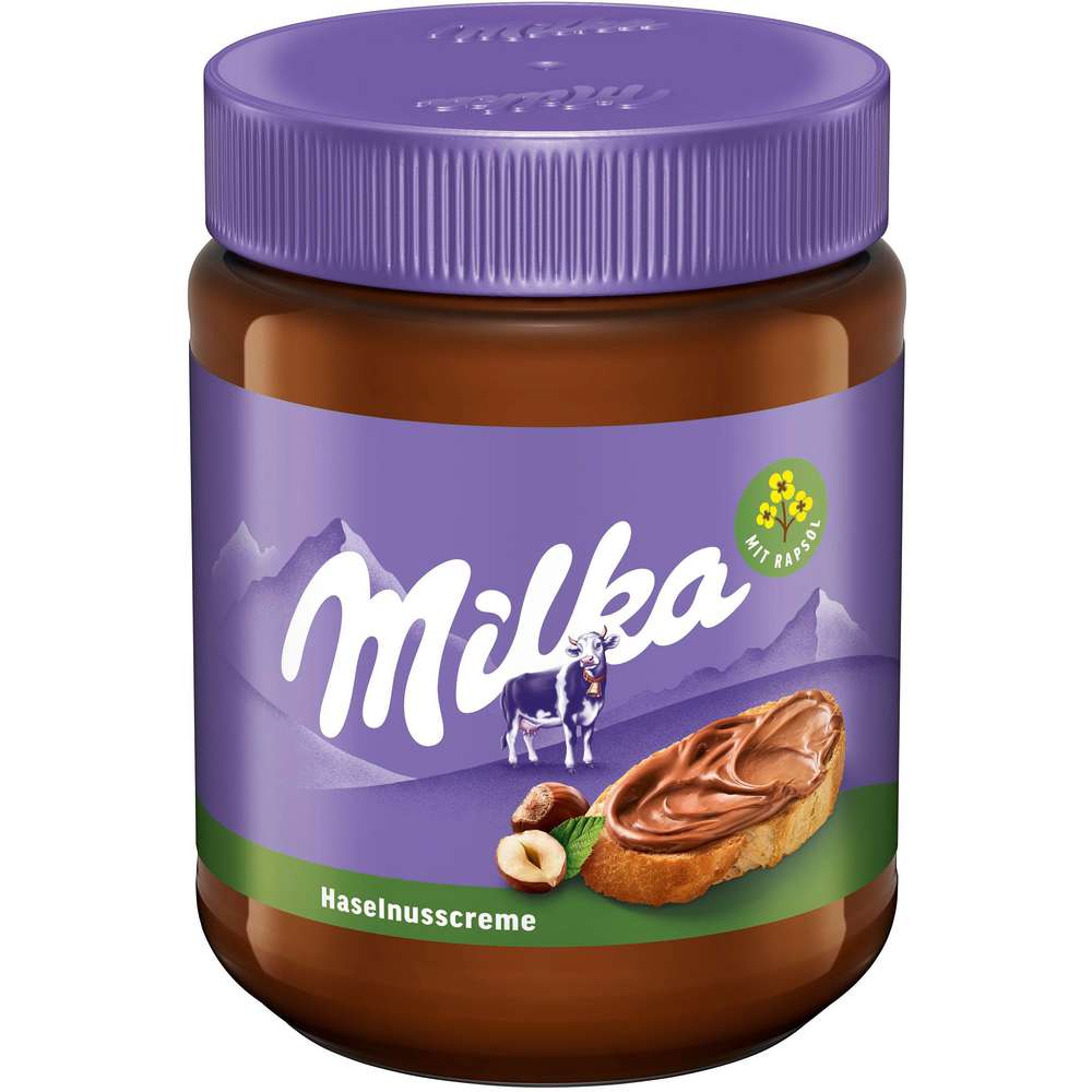 Produktabbildung Milka Haselnusscreme