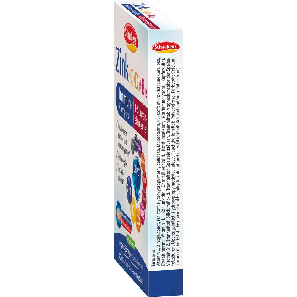 Produktabbildung Schaebens Immun-Kur, Zink + Spurenelemente, Mini-Tabletten