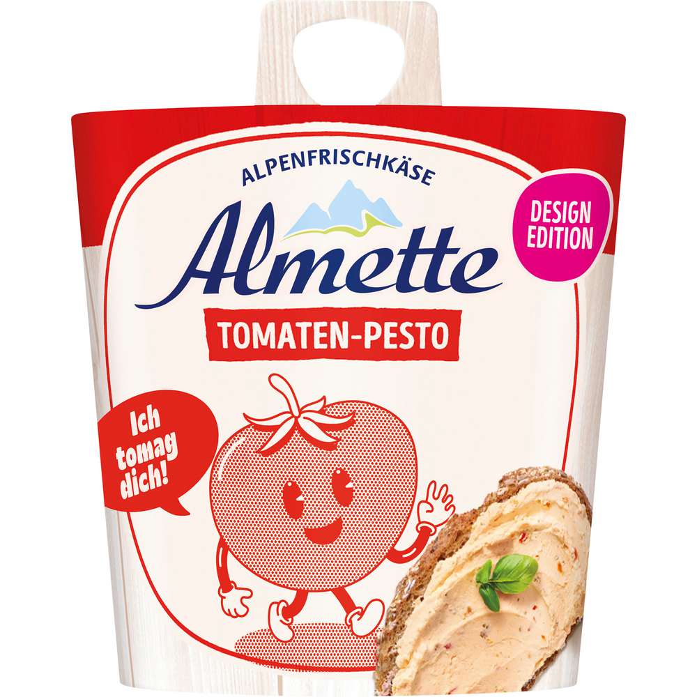Produktabbildung Almette Frischkäse, Tomaten-Pesto