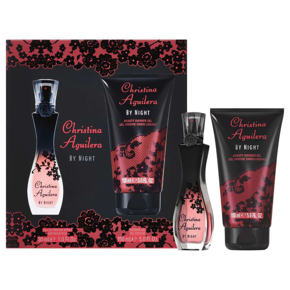 Produktabbildung Christina Aguilera Geschenk-Set By Night, Eau de Parfüm/ Shower Gel
