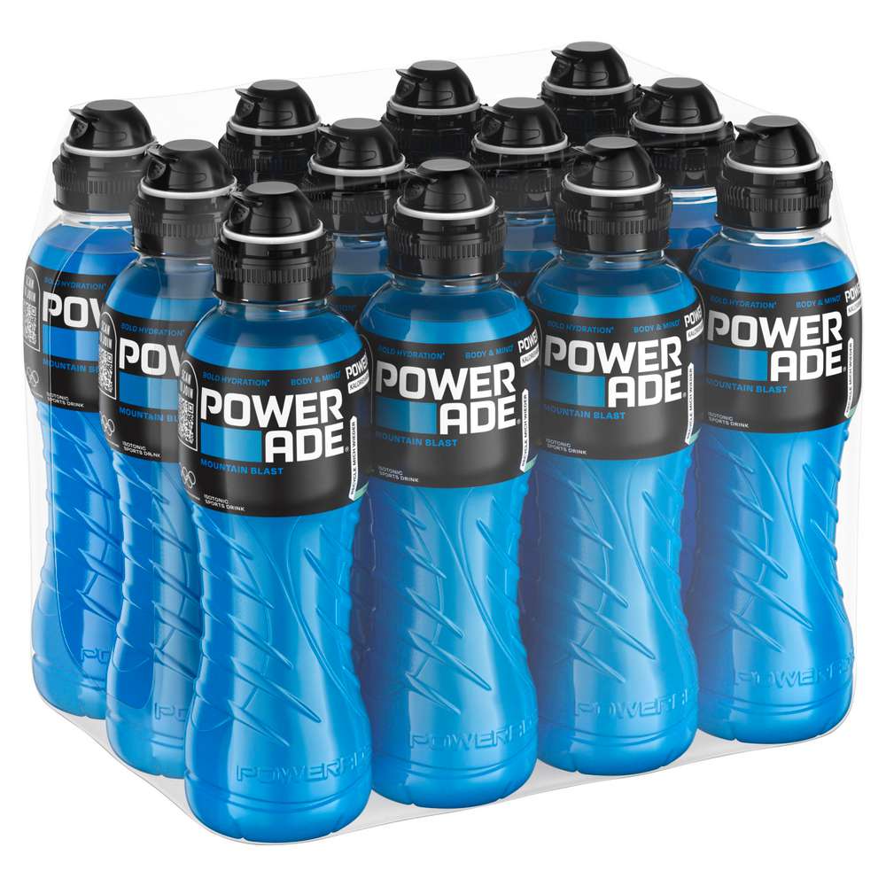 Produktabbildung Powerade Sportgetränk, Mountain Blaste (12x 0,500 Liter)