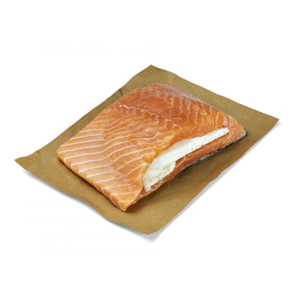 Produktabbildung keine Marke Gefüllte Lachstasche, 100 g
