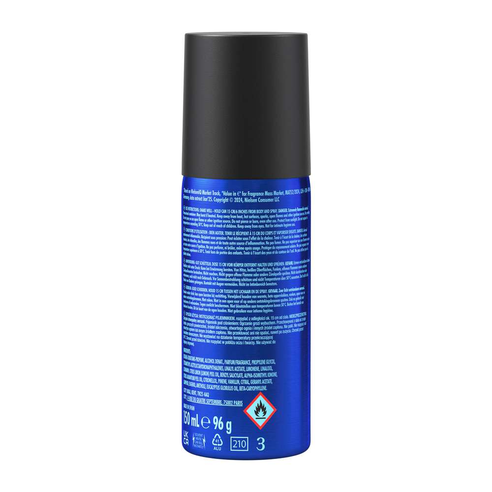 Produktabbildung Bruno Banani Deo Spray Energy, Frozen Leaves & Amber