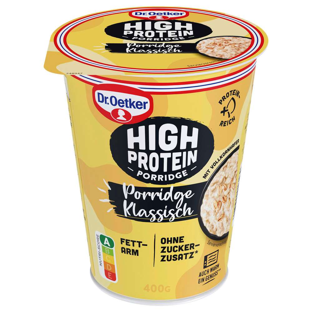Produktabbildung Dr. Oetker High Protein Porridge, Klassisch 