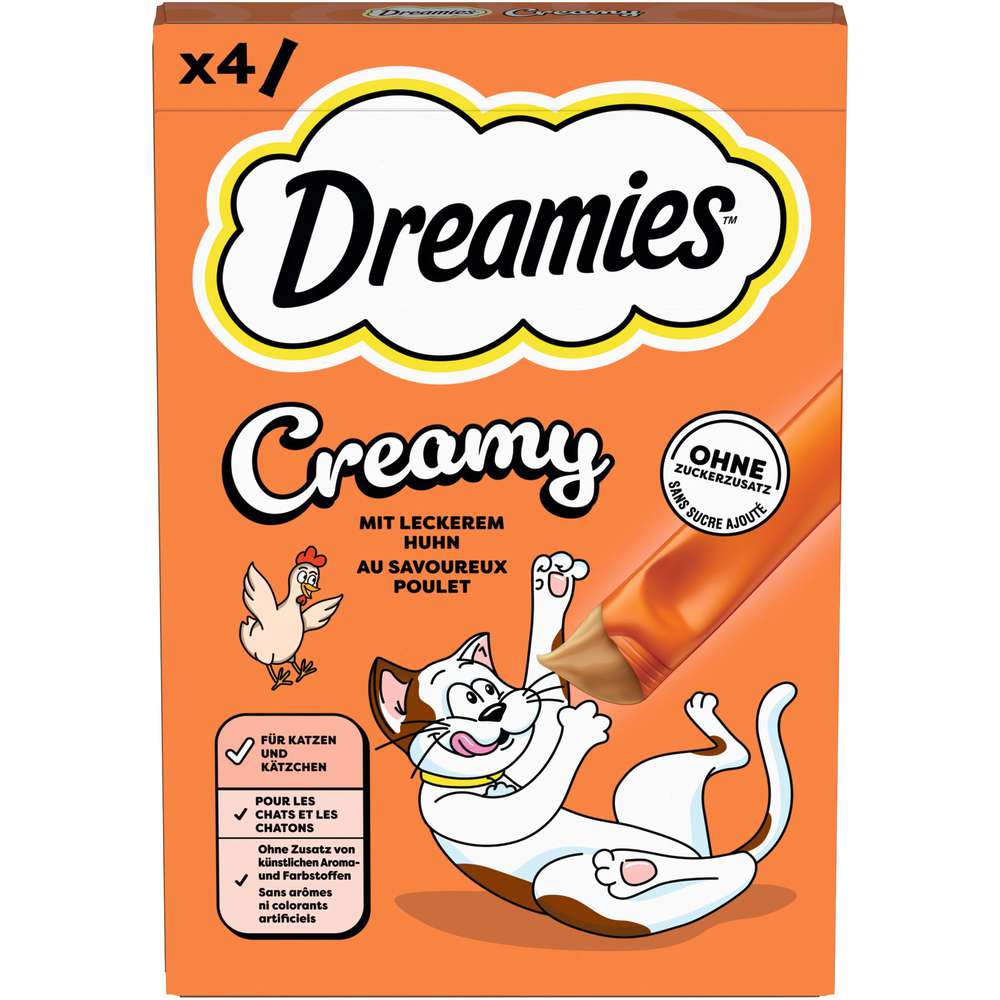Produktabbildung Dreamies Katzen-Snack Creamy mit Huhn