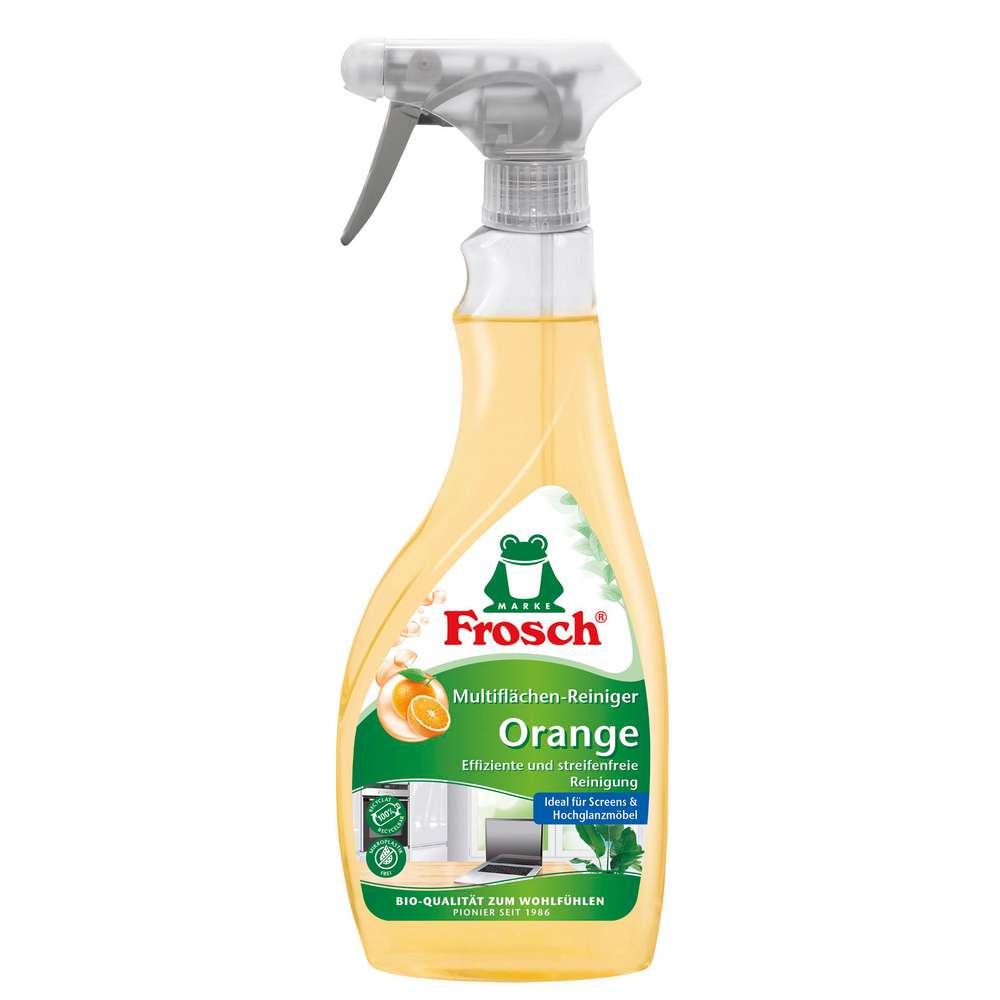 Produktabbildung Frosch Bio Multiflächen-Reiniger, Orange