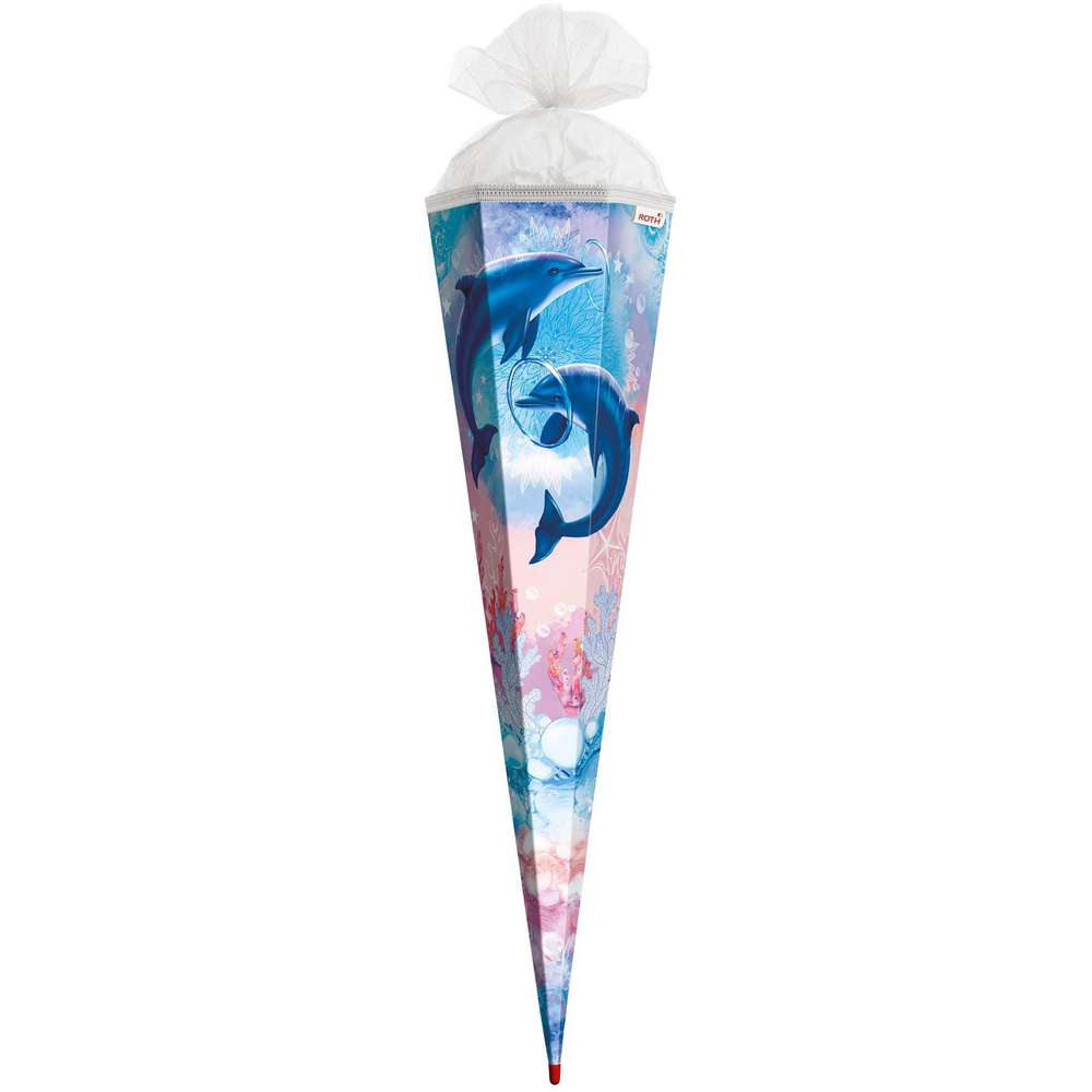 Produktabbildung Roth Motivschultüte 100 cm, Delfine