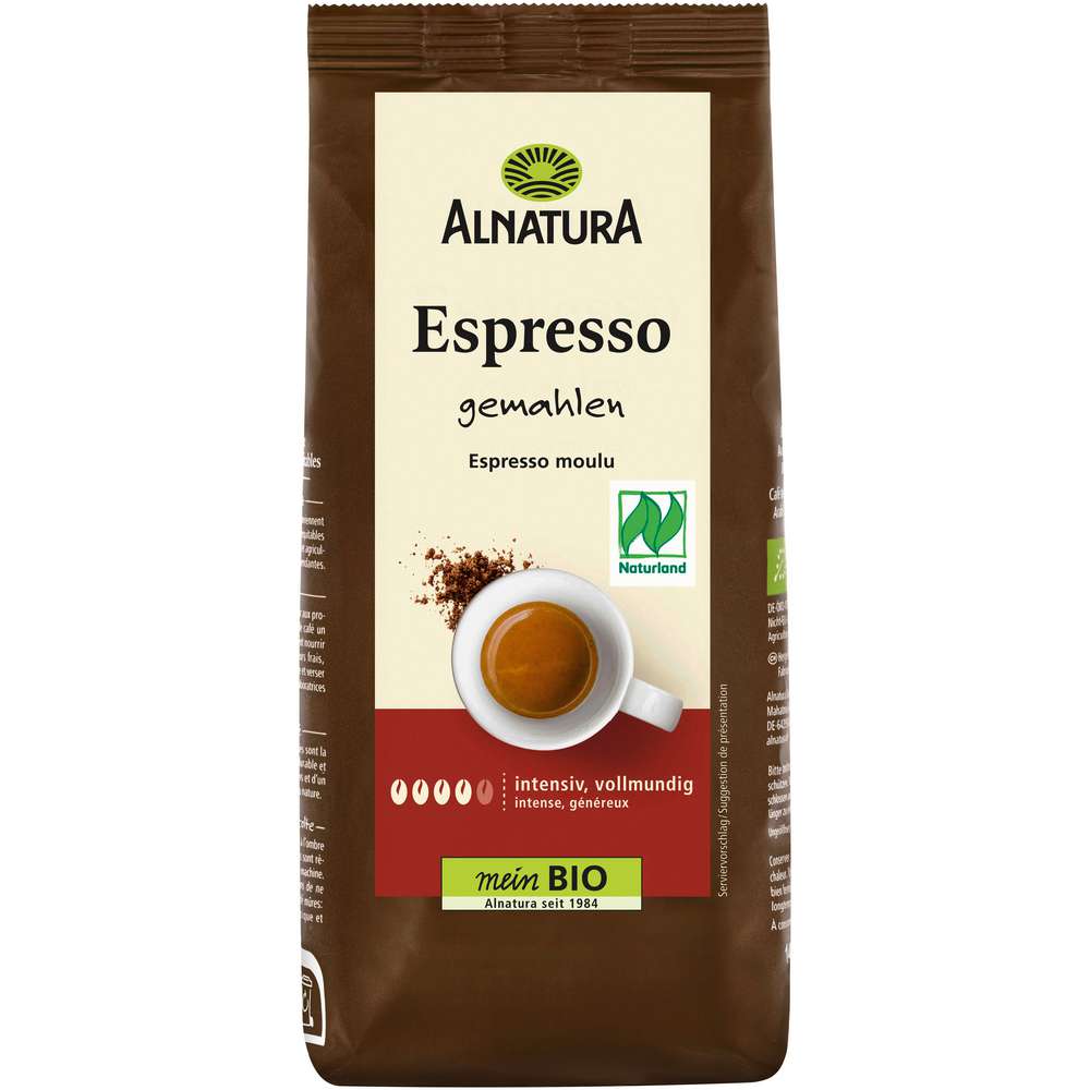 Produktabbildung Alnatura Bio Espresso, gemahlen