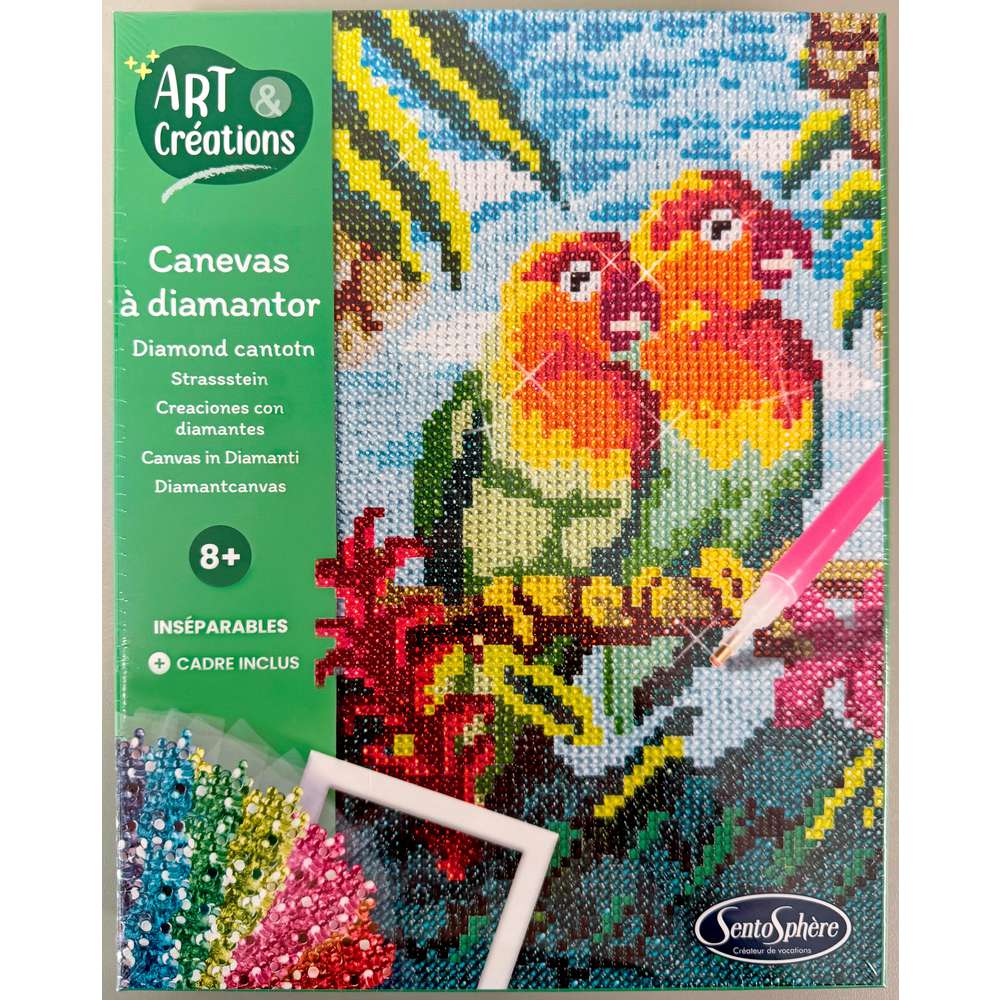 Produktabbildung Carletto Sentosphere Strasssteinbild Vögel