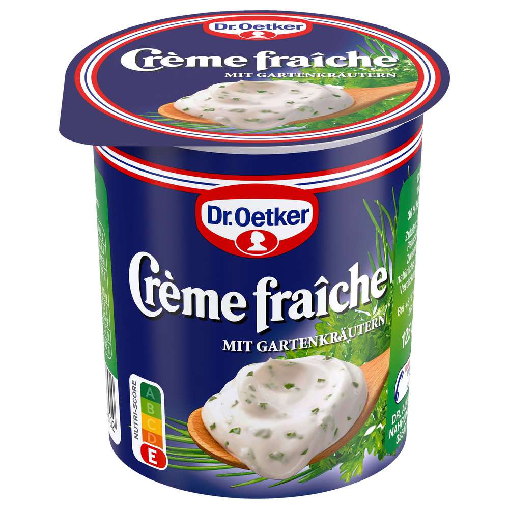 Produktabbildung Dr. Oetker Cremè Fraîche 30% Fett, Kräuter