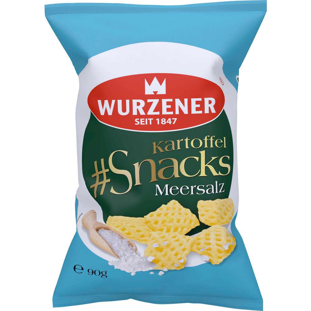 Produktabbildung Wurzener Kartoffelsnack, Meersalz