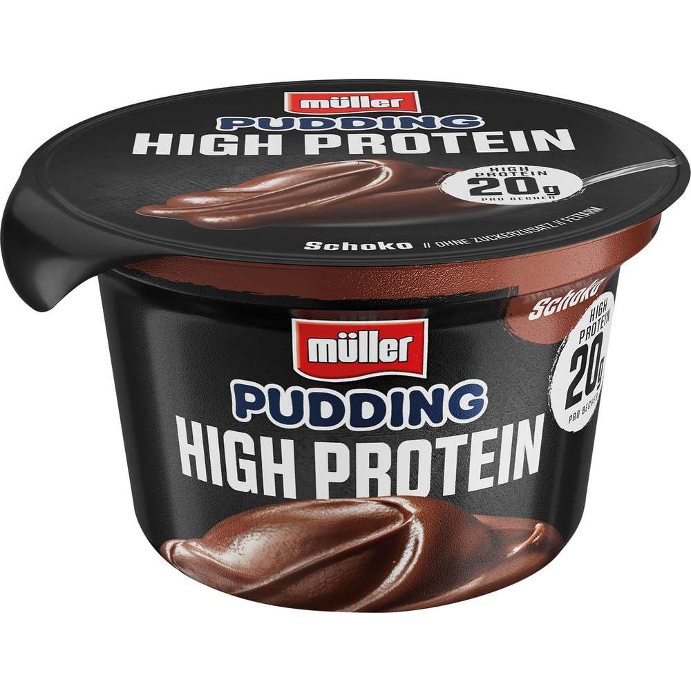 Produktabbildung Müller High Protein Pudding, Schoko