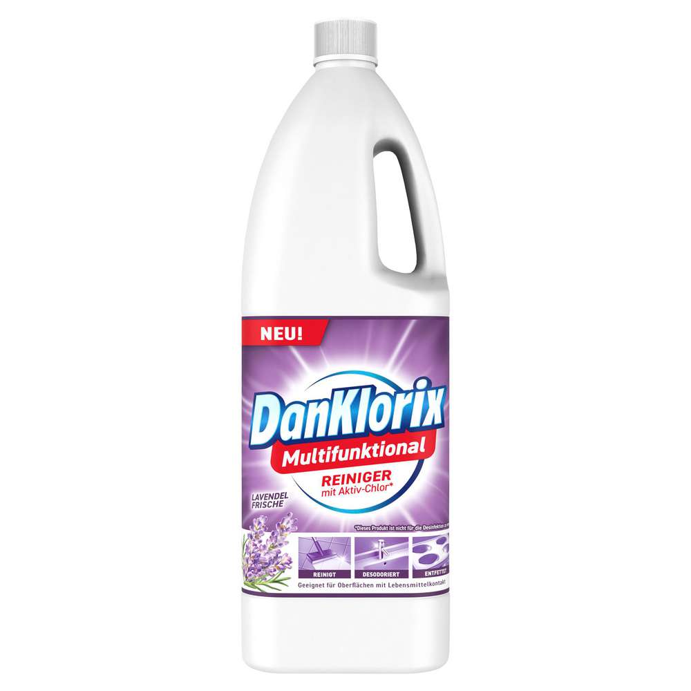Produktabbildung DAN KLORIX Hygiene-Reiniger, Lavendel