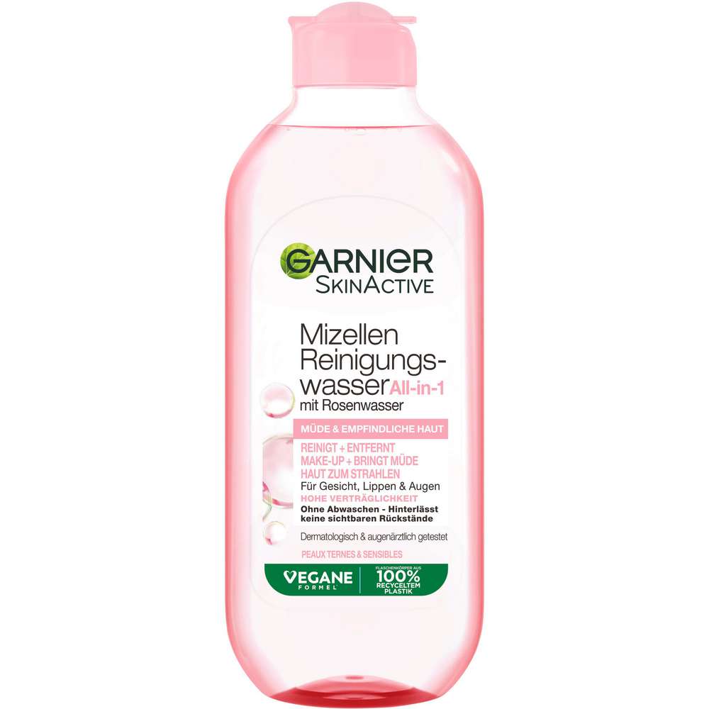 Produktabbildung Garnier Skin Active Mizellen Reinigungswasser, mit Rosenwasser