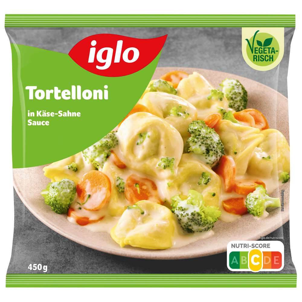 Produktabbildung Iglo Tortelloni Ricotta e Spinaci al Formaggio, tiefgekühlt