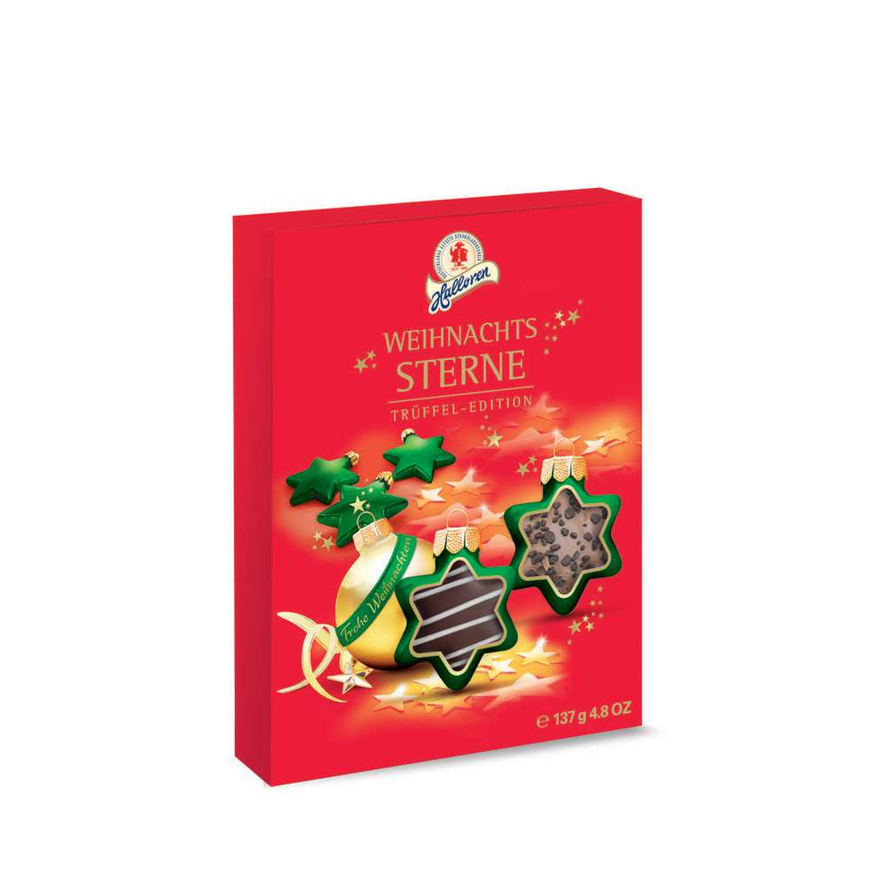 Produktabbildung Halloren Weihnachtssterne Trüffel