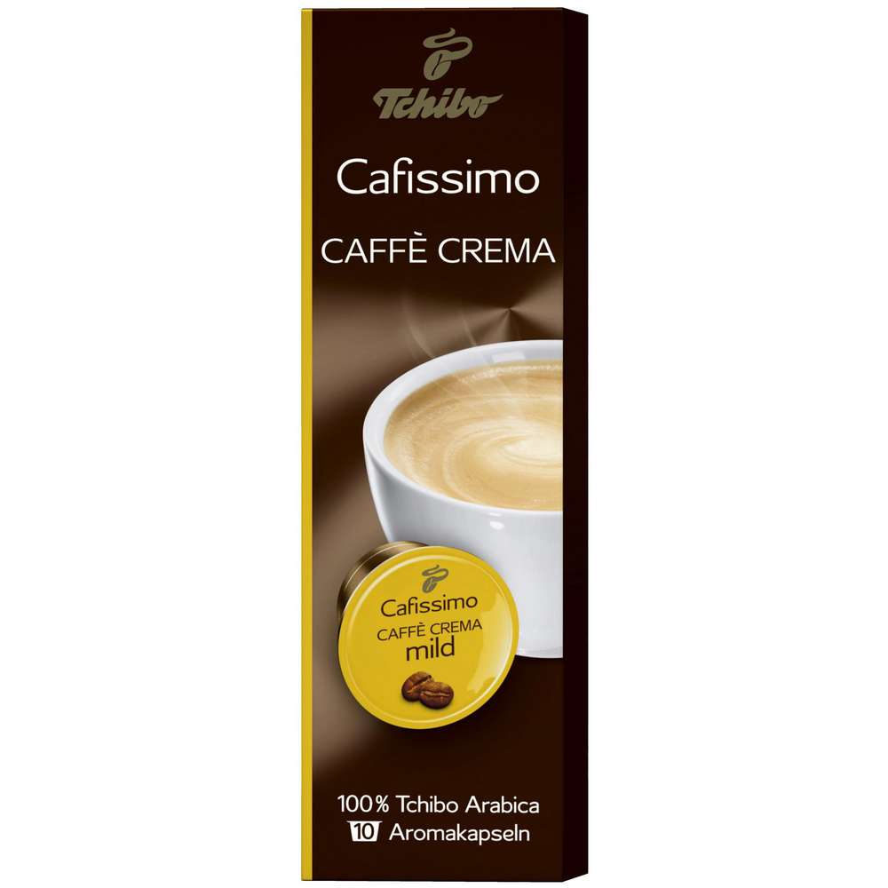 Produktabbildung Tchibo Kaffeekapseln, Cafissimo Crema vollmundig