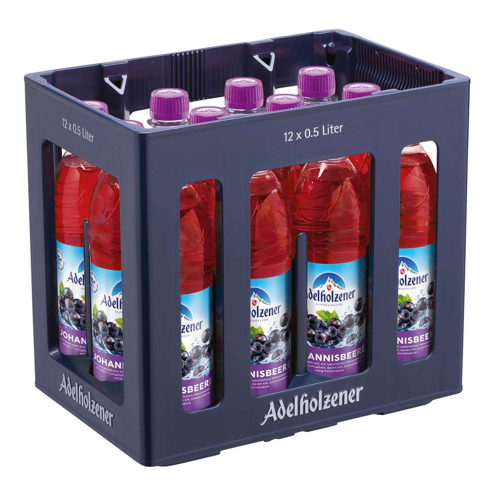 Produktabbildung Adelholzener Schwarze Johannisbeere Schorle (12x 0,500 Liter)