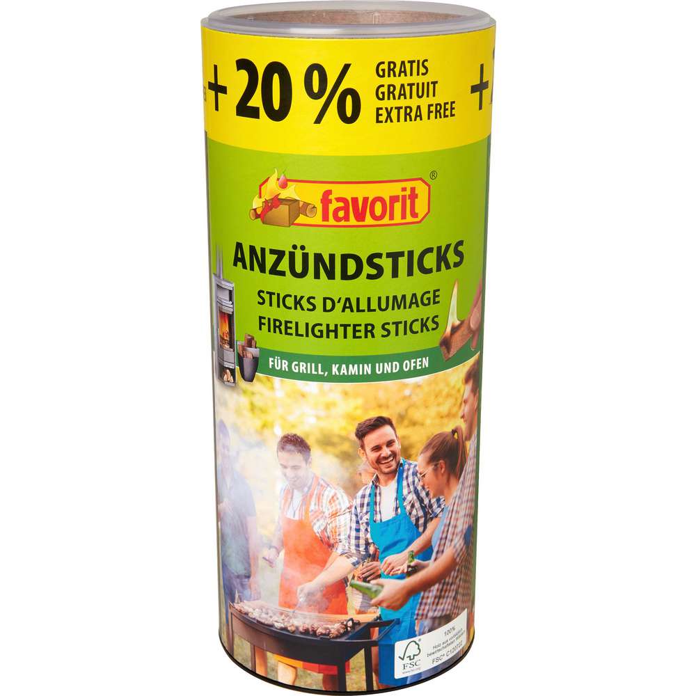 Produktabbildung Favorit Anzündsticks