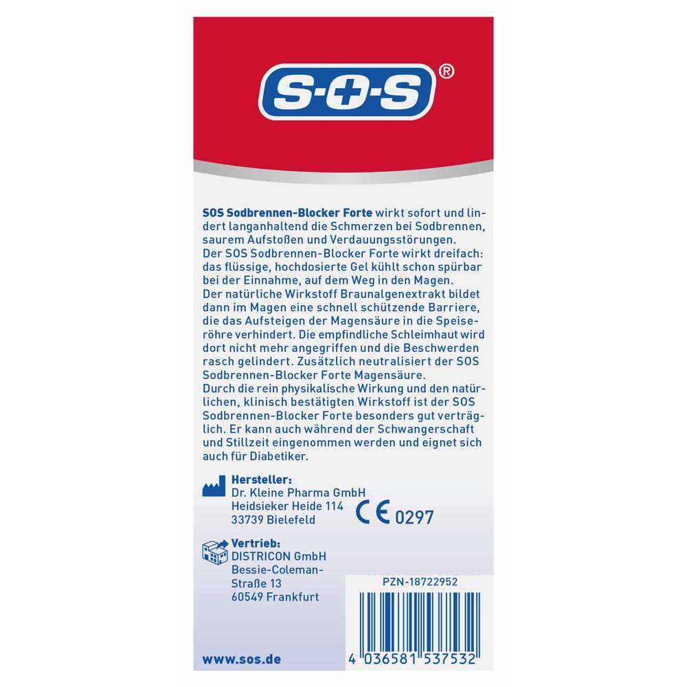 Produktabbildung SOS Sodbrennen-Blocker Forte