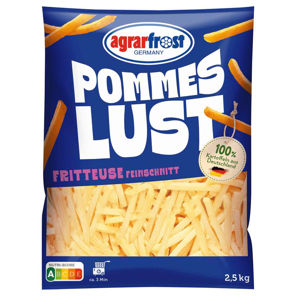 Produktabbildung Agrarfrost Pommes Frites Feinschnitt, tiefgekühlt