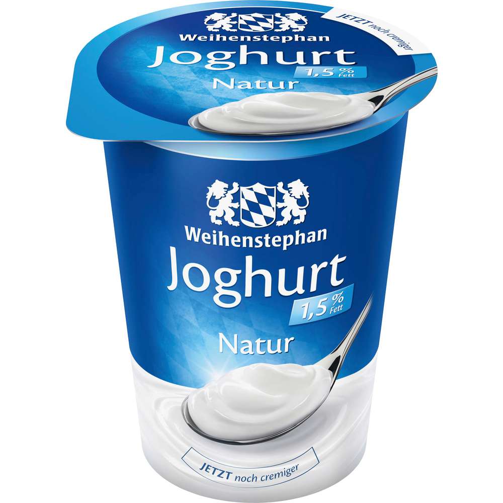 Produktabbildung Weihenstephan Naturjoghurt 1,5% Fett